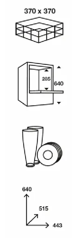 LAVAVASOS 370X370MM TEIKO