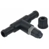 T PARA TUBO D11-11MM CON TOMA ABRILLANTADOR